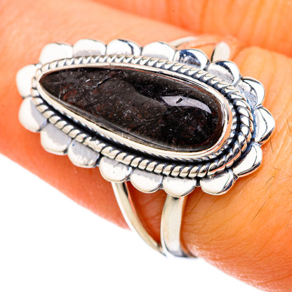 Tourmalinated Quartz Rings handcrafted by Ana Silver Co - RING105141