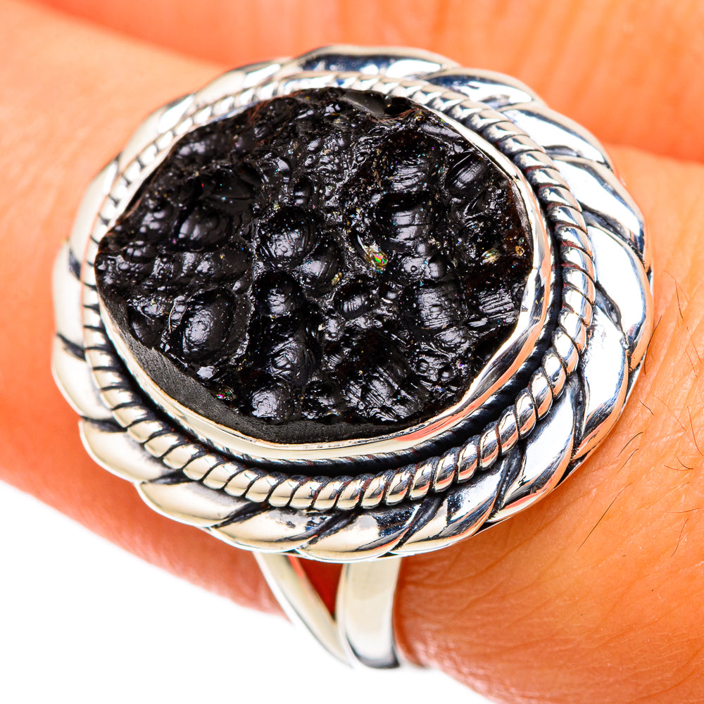 Tektite Rings handcrafted by Ana Silver Co - RING105143