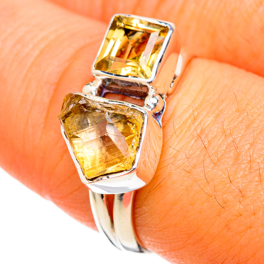 Citrine Rings handcrafted by Ana Silver Co - RING105162