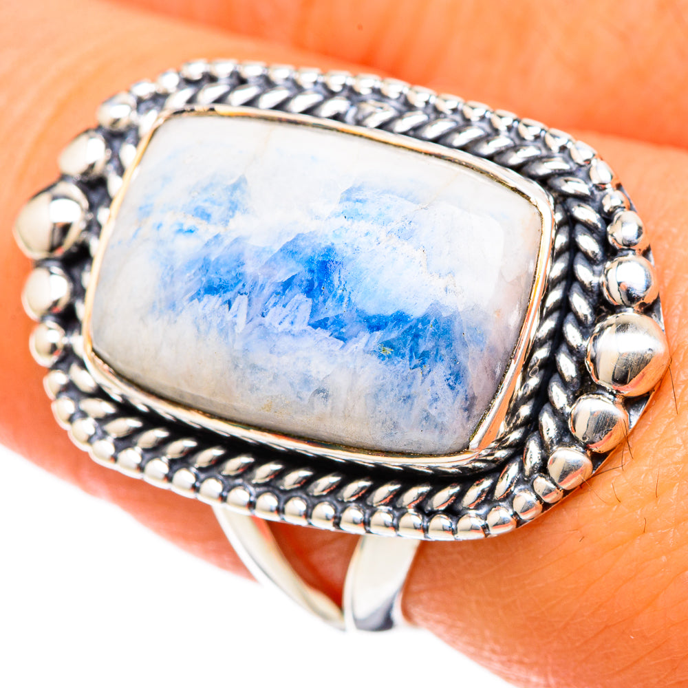 Blue Scheelite Rings handcrafted by Ana Silver Co - RING105174