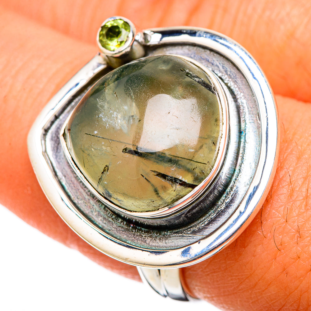 Prehnite Rings handcrafted by Ana Silver Co - RING105179
