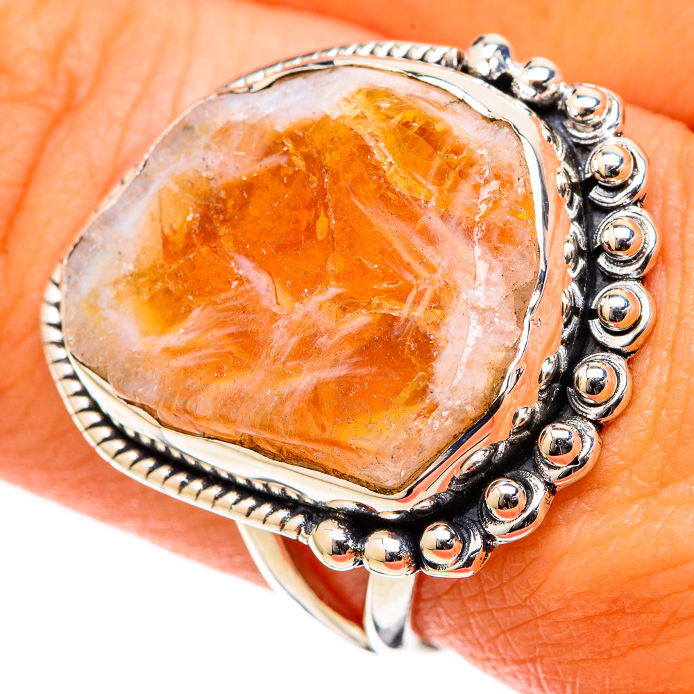 Citrine Rings handcrafted by Ana Silver Co - RING105185