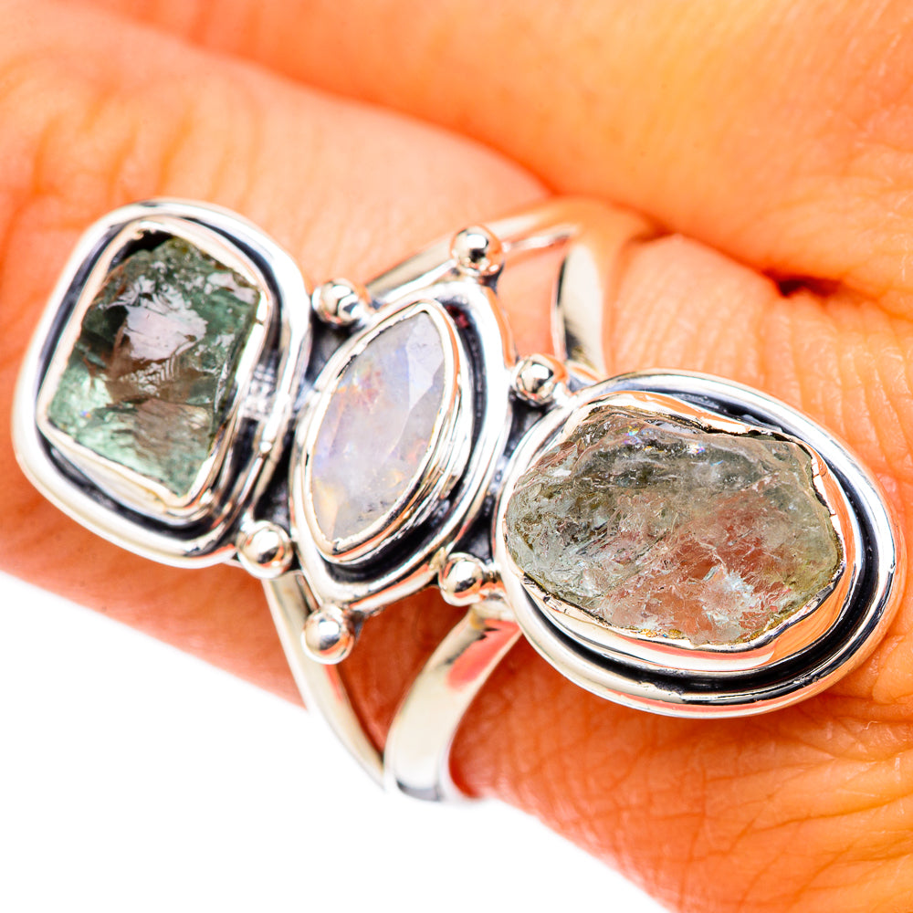 Aquamarine Rings handcrafted by Ana Silver Co - RING105195