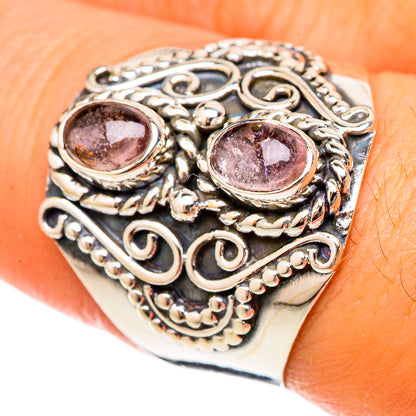 Pink Tourmaline Rings handcrafted by Ana Silver Co - RING105209