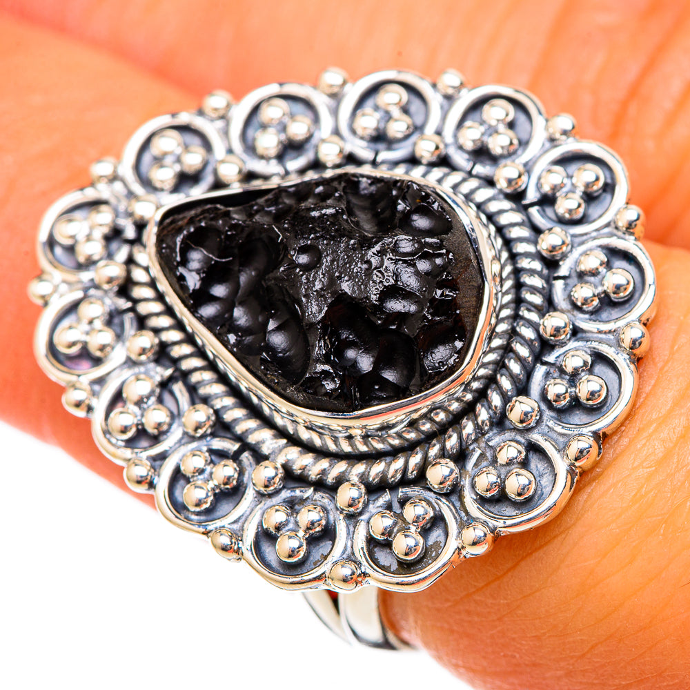 Tektite Rings handcrafted by Ana Silver Co - RING105216