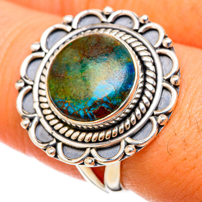 Shattuckite Rings handcrafted by Ana Silver Co - RING105221