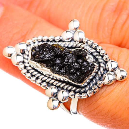 Tektite Rings handcrafted by Ana Silver Co - RING105236