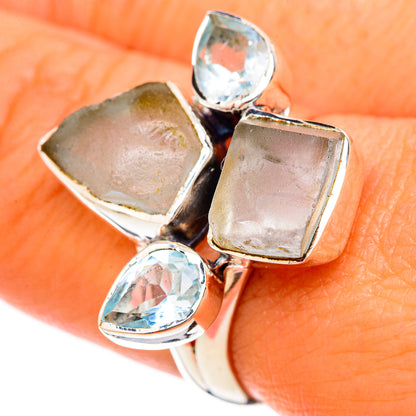 Aquamarine Rings handcrafted by Ana Silver Co - RING105239