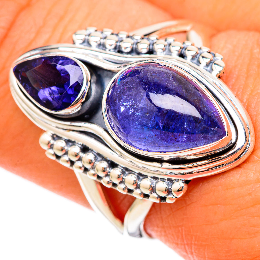 Tanzanite Rings handcrafted by Ana Silver Co - RING105261