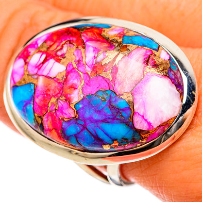 Spiny Oyster Turquoise Rings handcrafted by Ana Silver Co - RING105272