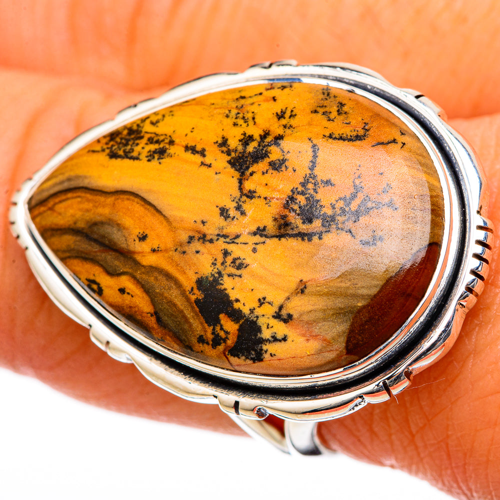 Picture Jasper Rings handcrafted by Ana Silver Co - RING105292