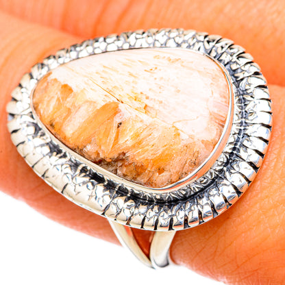 Scolecite Rings handcrafted by Ana Silver Co - RING105294