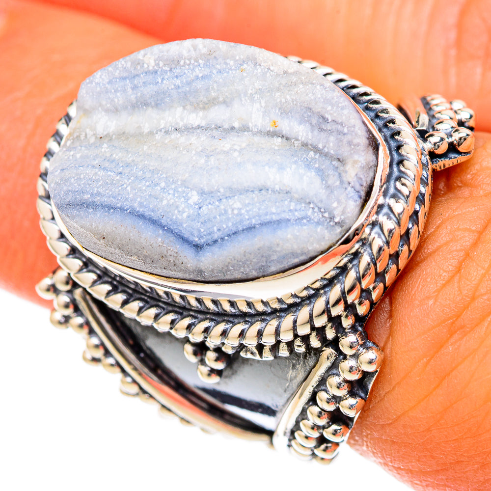 Desert Druzy Rings handcrafted by Ana Silver Co - RING105308