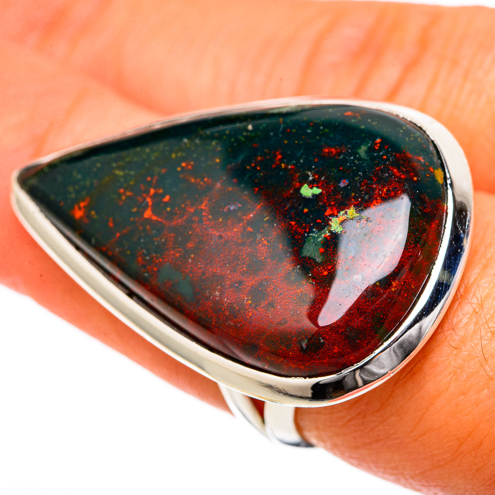 Bloodstone Rings handcrafted by Ana Silver Co - RING105315