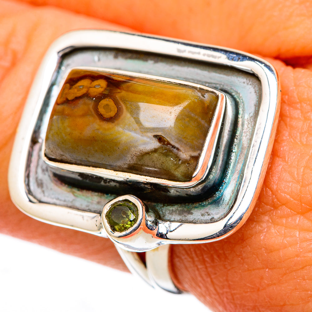 Ocean Jasper Rings handcrafted by Ana Silver Co - RING105331