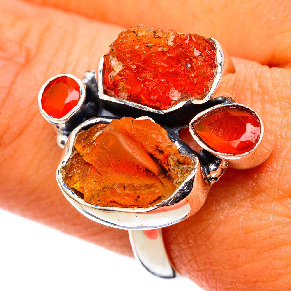 Carnelian Rings handcrafted by Ana Silver Co - RING105334