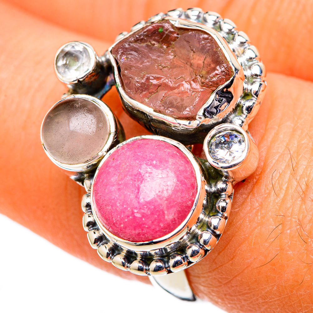 Rhodochrosite Rings handcrafted by Ana Silver Co - RING105336