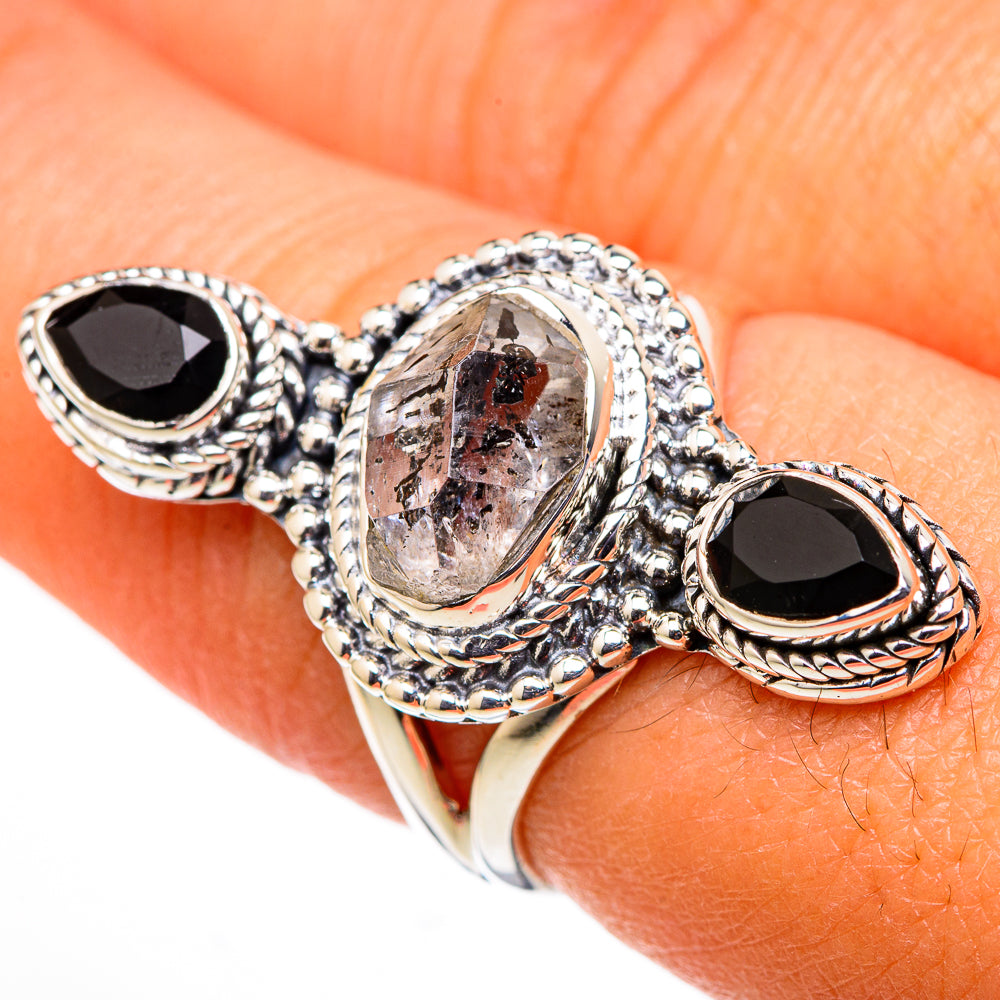 Herkimer Diamond Rings handcrafted by Ana Silver Co - RING105342