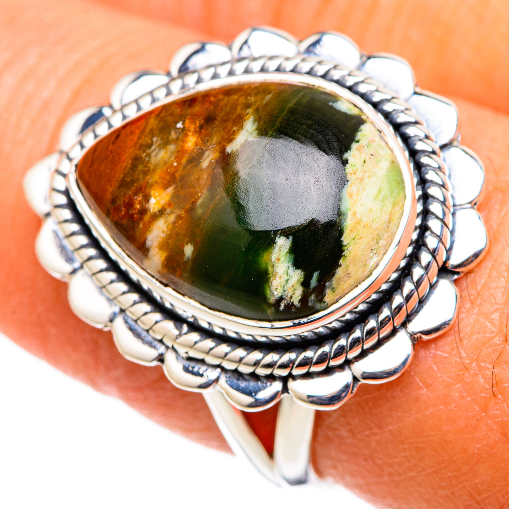 Ocean Jasper Rings handcrafted by Ana Silver Co - RING105364