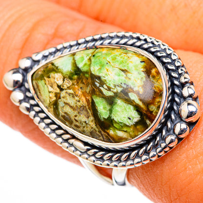 Rianforest Jasper Rings handcrafted by Ana Silver Co - RING105366