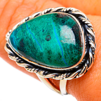 Chrysocolla Rings handcrafted by Ana Silver Co - RING105367
