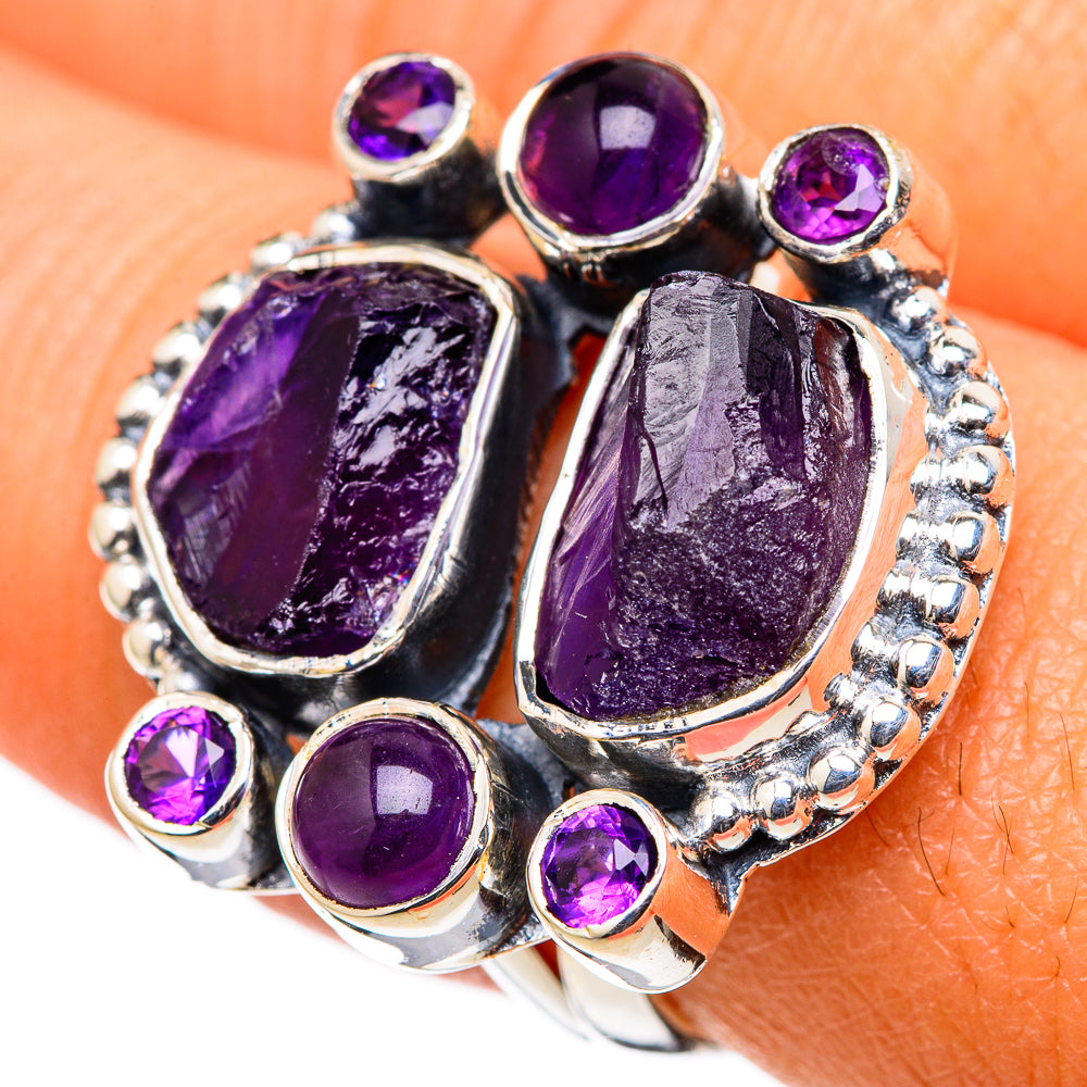 Amethyst Rings handcrafted by Ana Silver Co - RING105379