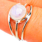 Rainbow Moonstone Rings handcrafted by Ana Silver Co - RING105388