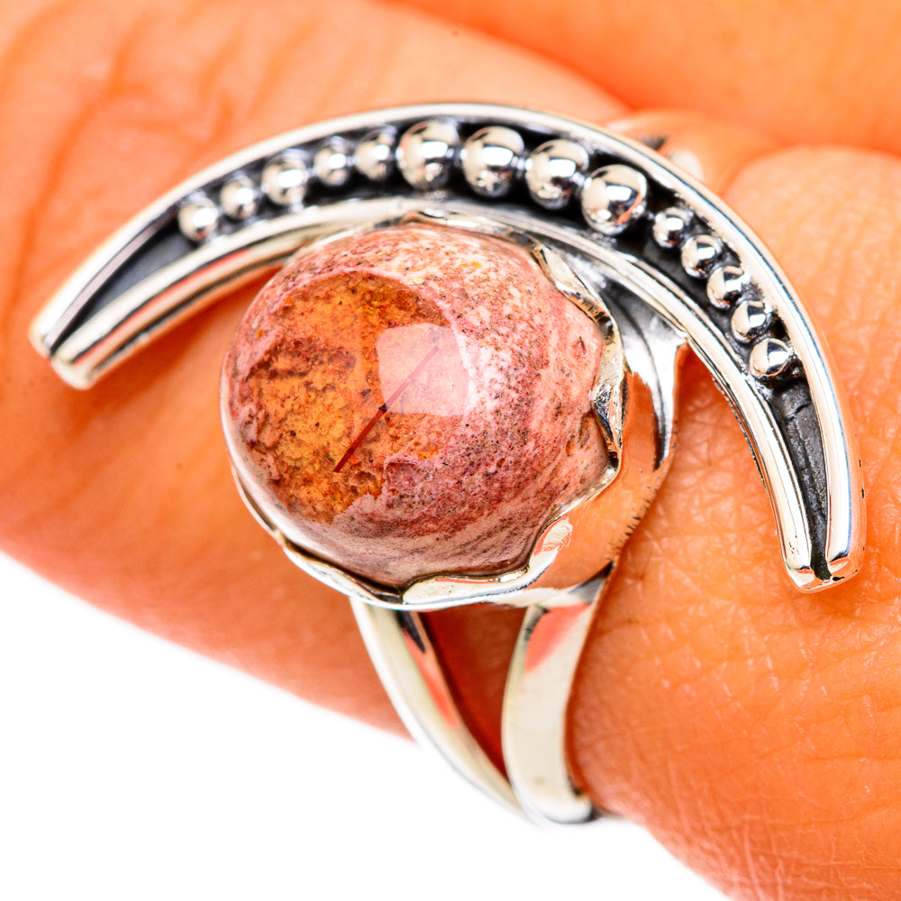Mexican Fire Opal Rings handcrafted by Ana Silver Co - RING105391