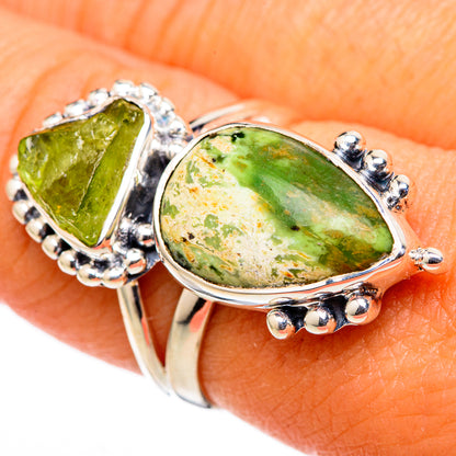 Rianforest Opal Rings handcrafted by Ana Silver Co - RING105404