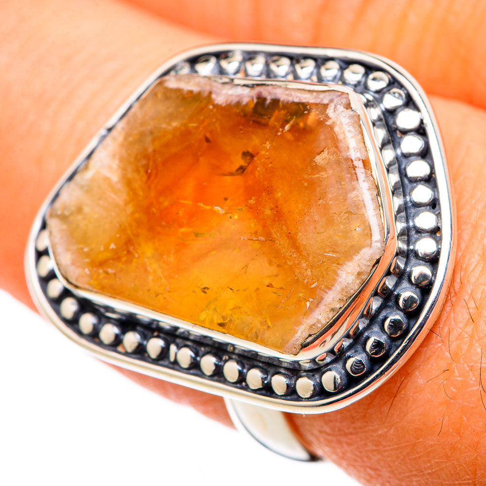 Citrine Rings handcrafted by Ana Silver Co - RING105411