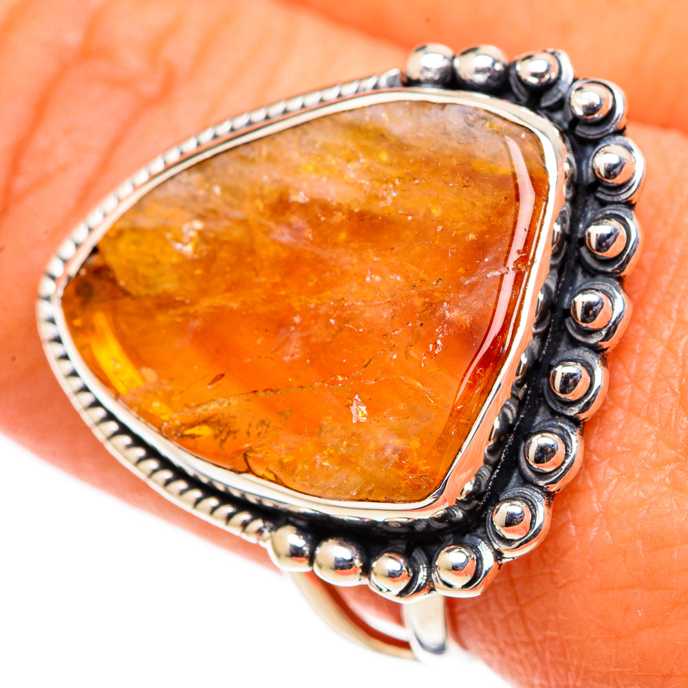 Citrine Rings handcrafted by Ana Silver Co - RING105412