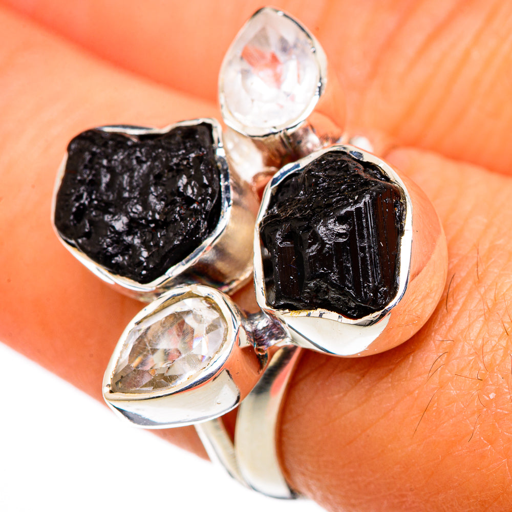 Tektite Rings handcrafted by Ana Silver Co - RING105419