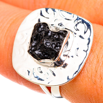 Tektite Rings handcrafted by Ana Silver Co - RING105423