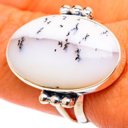 Dendritic Opal Rings handcrafted by Ana Silver Co - RING105426