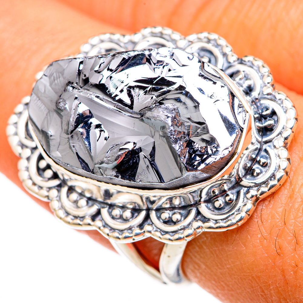 Shungite Rings handcrafted by Ana Silver Co - RING105432