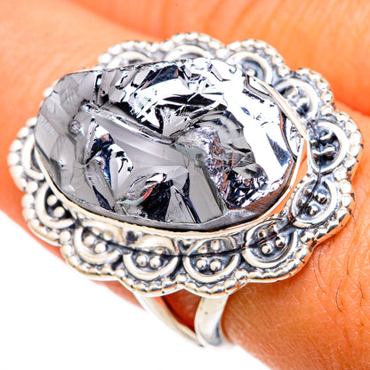 Shungite Rings handcrafted by Ana Silver Co - RING105432