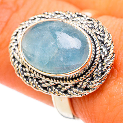 Aquamarine Rings handcrafted by Ana Silver Co - RING105442
