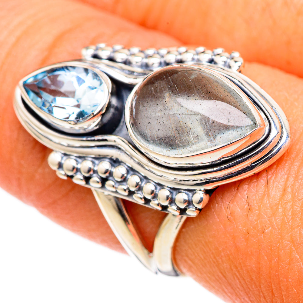 Aquamarine Rings handcrafted by Ana Silver Co - RING105443