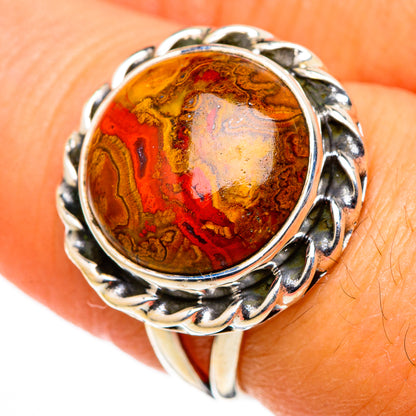 Moroccan Agate Rings handcrafted by Ana Silver Co - RING105452