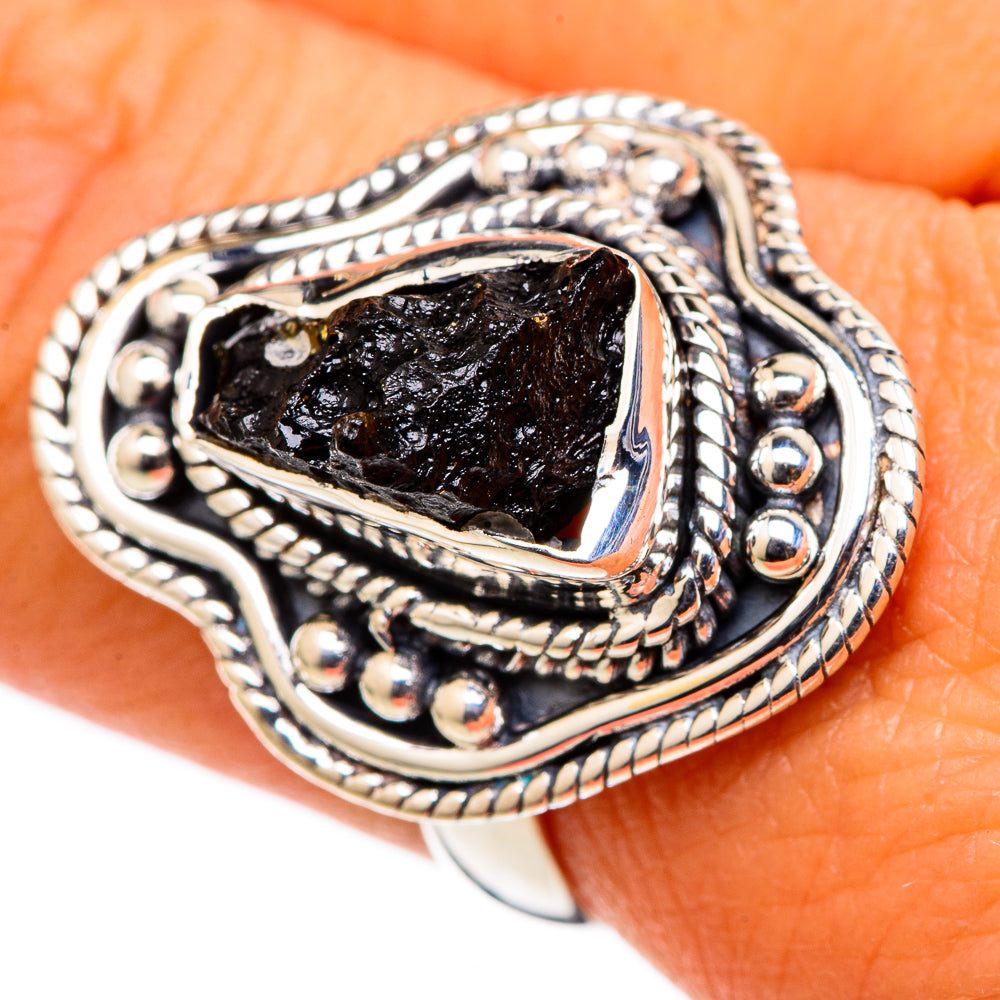 Tektite Rings handcrafted by Ana Silver Co - RING105466