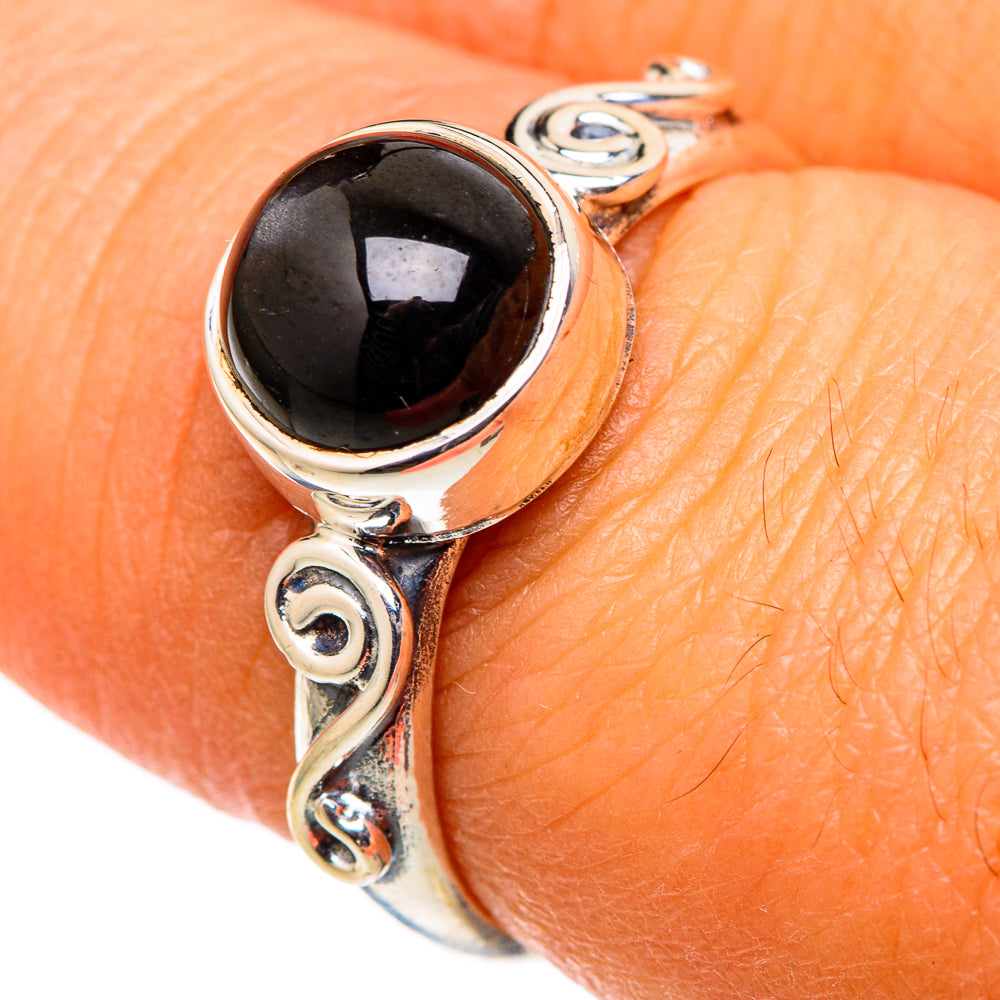 Black Onyx Rings handcrafted by Ana Silver Co - RING105467