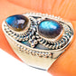 Labradorite Rings handcrafted by Ana Silver Co - RING105482