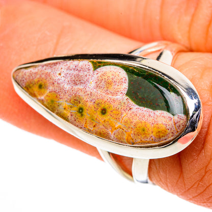 Ocean Jasper Rings handcrafted by Ana Silver Co - RING105485