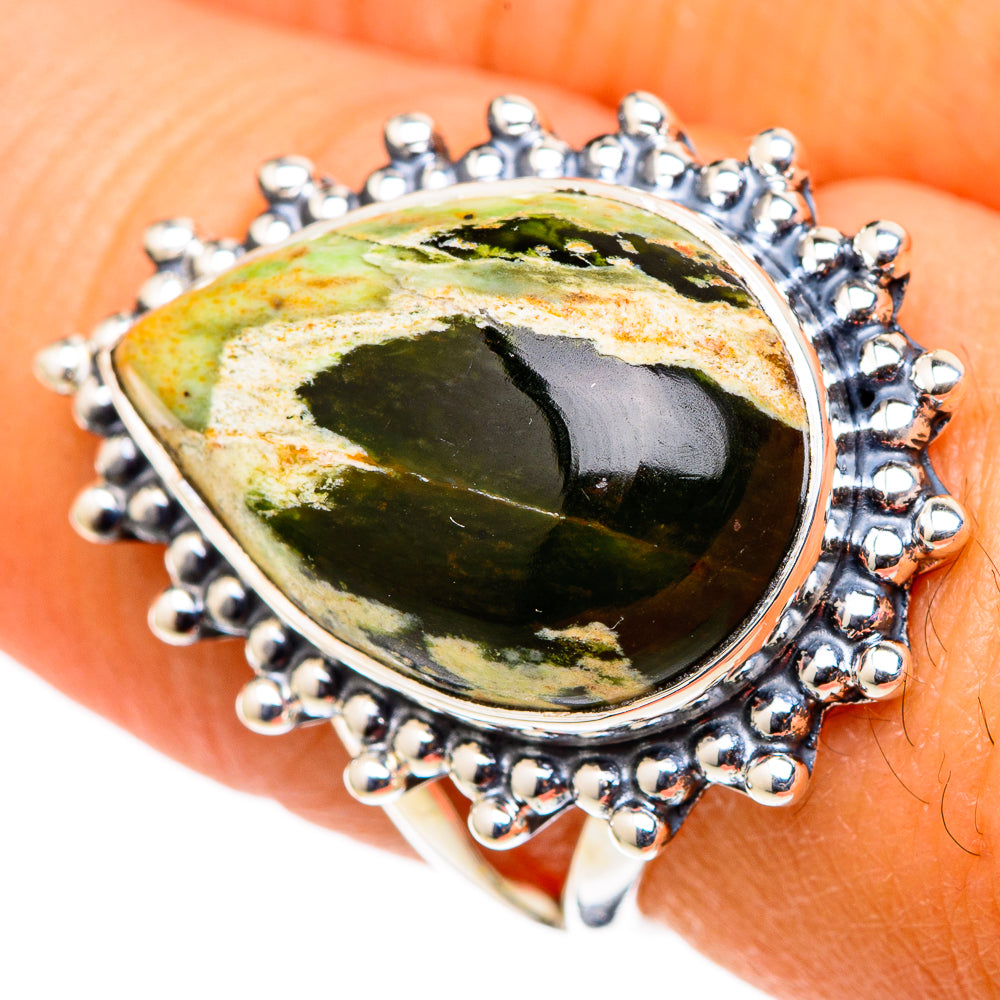 Ocean Jasper Rings handcrafted by Ana Silver Co - RING105489