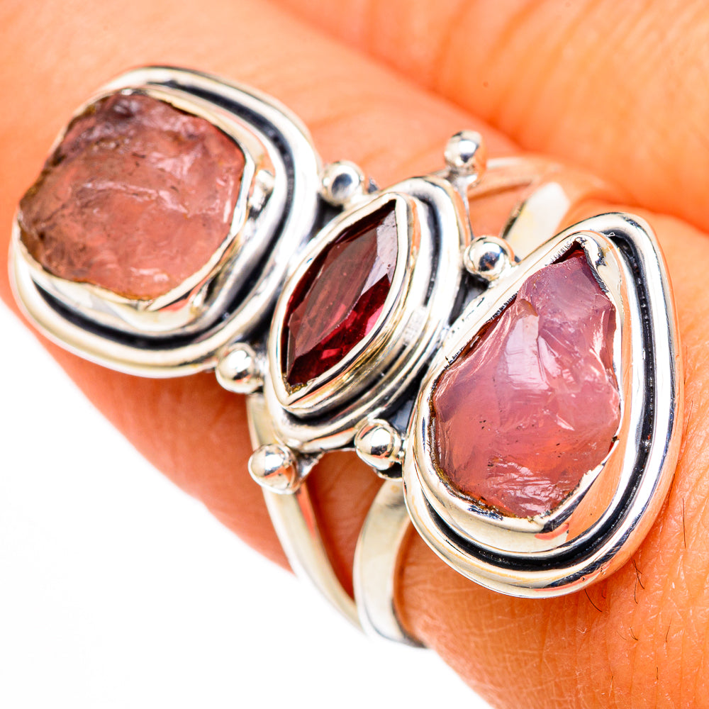 Rose Quartz Rings handcrafted by Ana Silver Co - RING105498