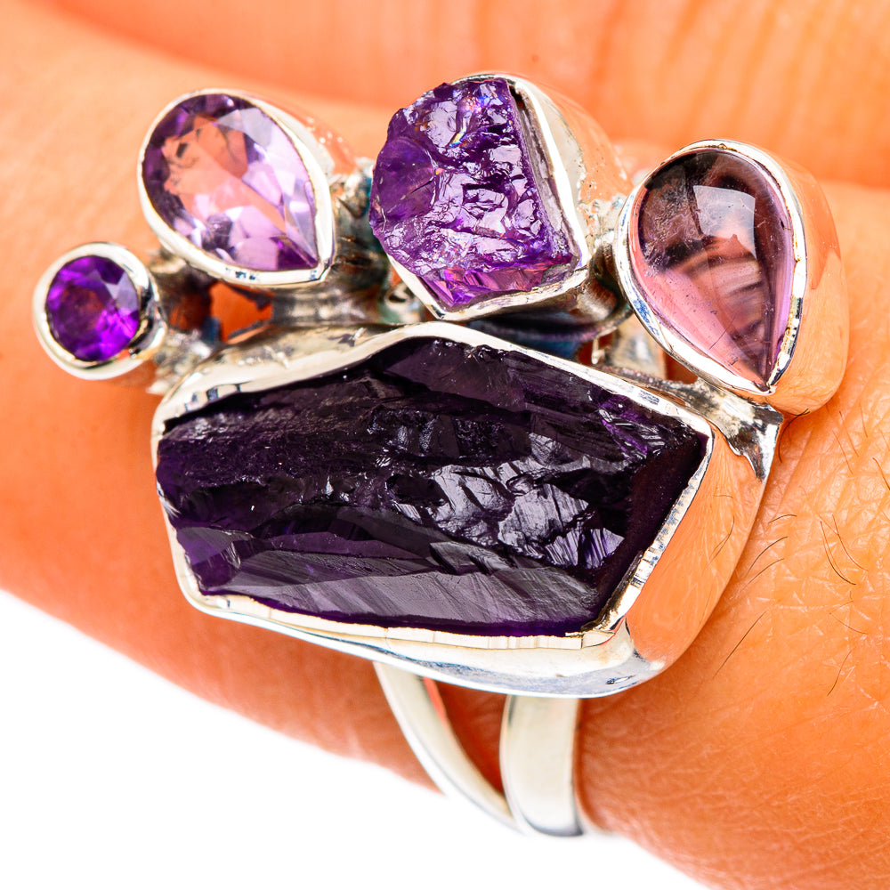 Amethyst Rings handcrafted by Ana Silver Co - RING105502
