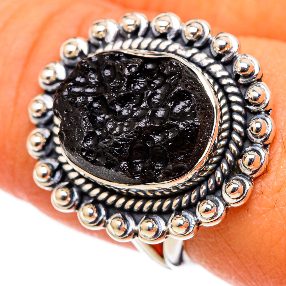Tektite Rings handcrafted by Ana Silver Co - RING105503