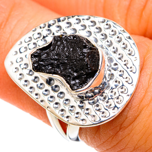 Tektite Rings handcrafted by Ana Silver Co - RING105504