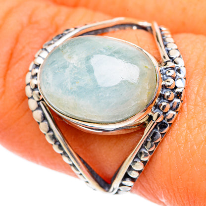 Aquamarine Rings handcrafted by Ana Silver Co - RING105519