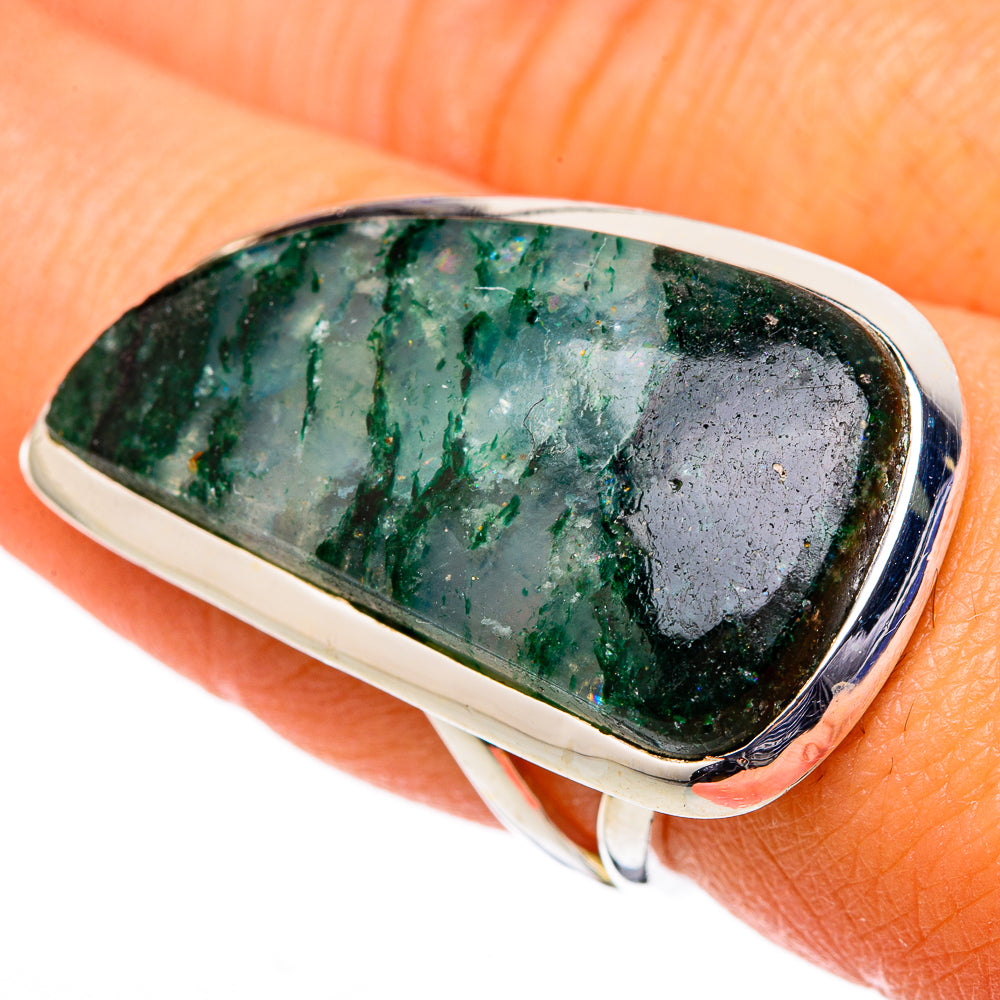 Green Aventurine Rings handcrafted by Ana Silver Co - RING105531